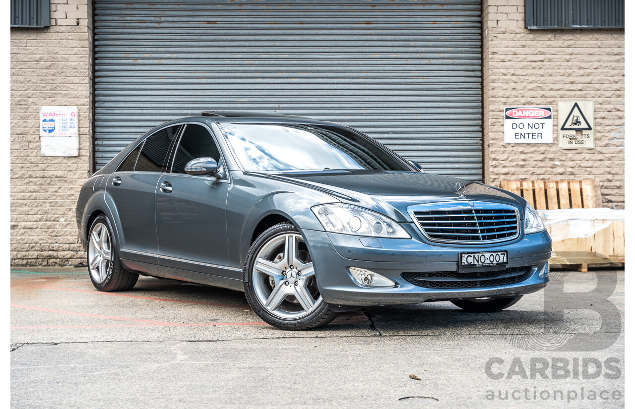 5/2009 Mercedes Benz S350 W221 09 Upgrade 4d Sedan Flint Grey Metallic 3.5L - Designo Optioned