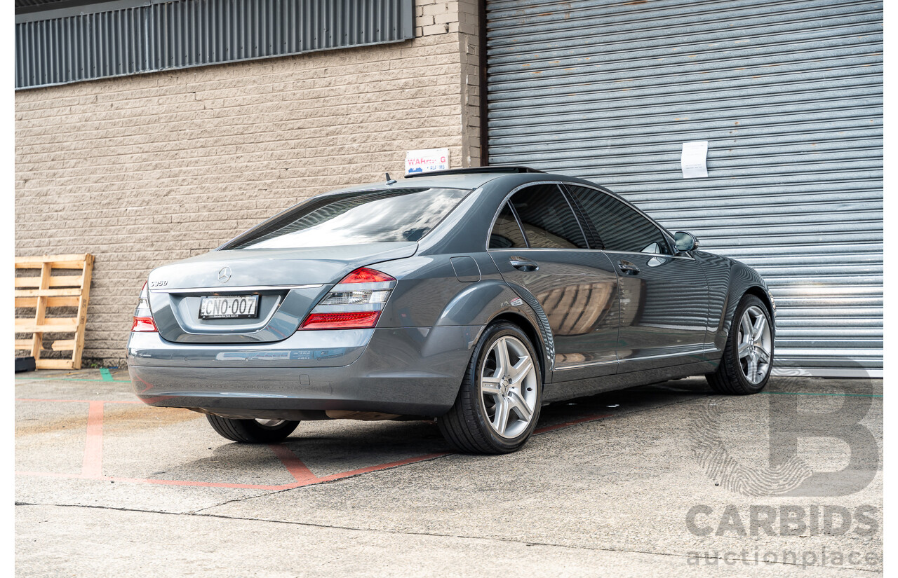 5/2009 Mercedes Benz S350 W221 09 Upgrade 4d Sedan Flint Grey Metallic 3.5L - Designo Optioned