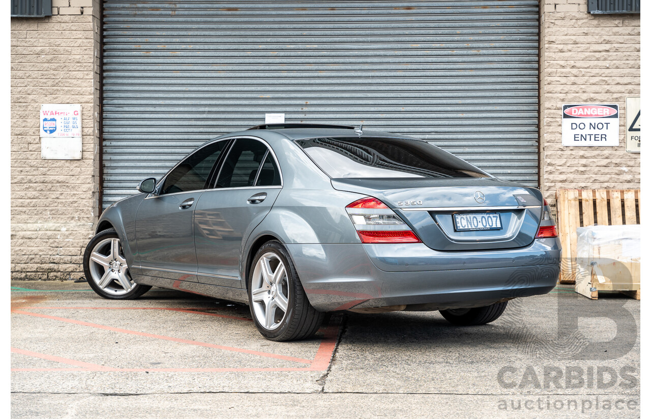 5/2009 Mercedes Benz S350 W221 09 Upgrade 4d Sedan Flint Grey Metallic 3.5L - Designo Optioned