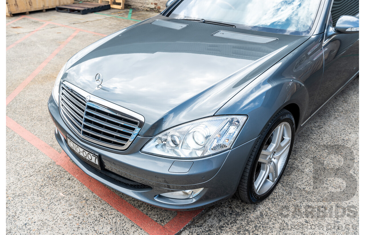 5/2009 Mercedes Benz S350 W221 09 Upgrade 4d Sedan Flint Grey Metallic 3.5L - Designo Optioned