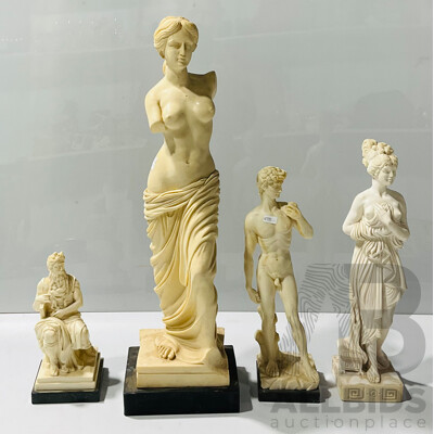 Collection of Four Statues