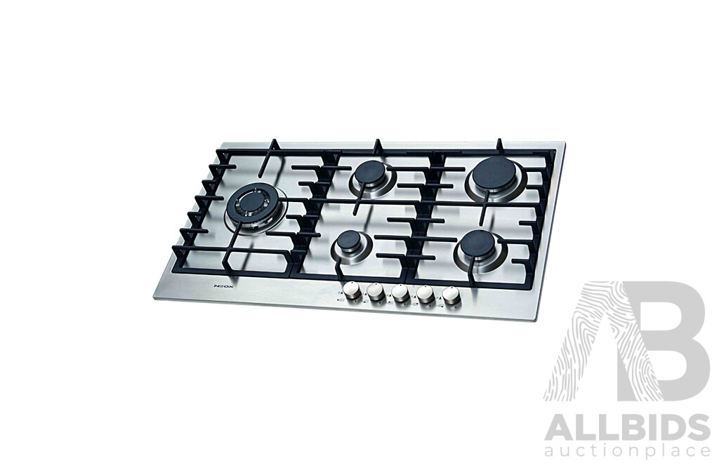 Modena 5 Burner Gas Hob 90cm - Brand New