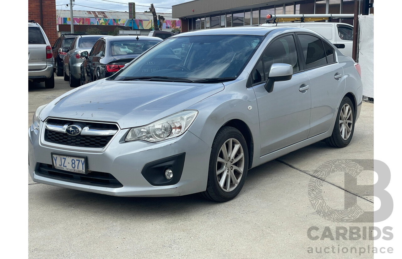 3/2014 Subaru Impreza 2.0i-L (awd) MY14 4d Sedan Silver 2.0L