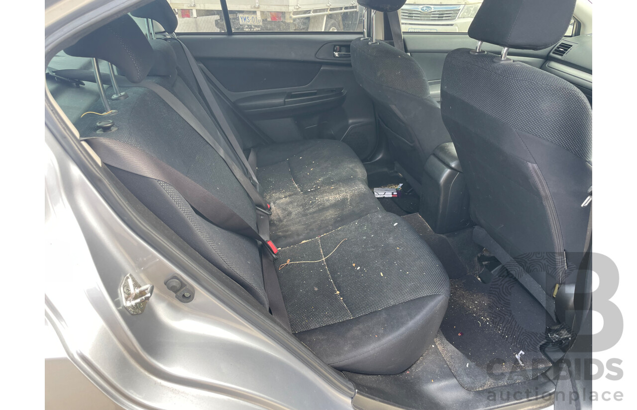 3/2014 Subaru Impreza 2.0i-L (awd) MY14 4d Sedan Silver 2.0L