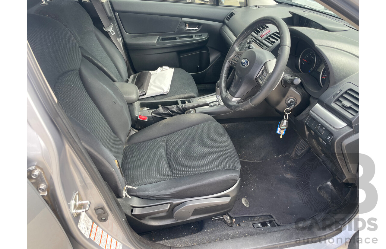 3/2014 Subaru Impreza 2.0i-L (awd) MY14 4d Sedan Silver 2.0L