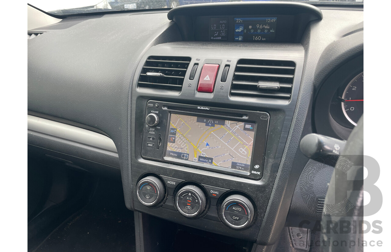3/2014 Subaru Impreza 2.0i-L (awd) MY14 4d Sedan Silver 2.0L
