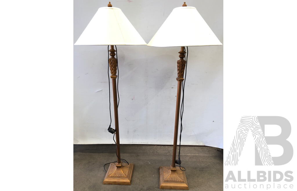 Ornate Floor Lamps - Lot of Two