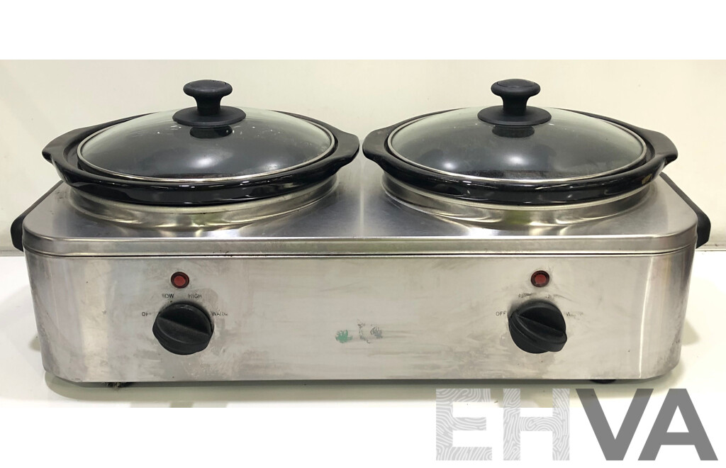 Lumina 360 Watt Electric Dual Slow Cooker