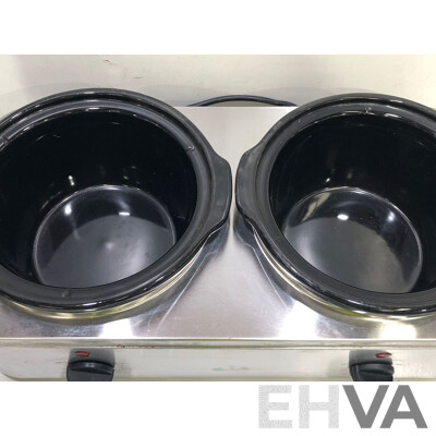 Lumina 360 Watt Electric Dual Slow Cooker