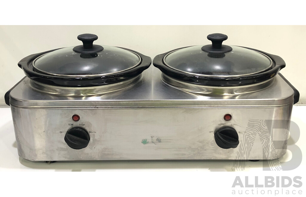 Lumina 360 Watt Electric Dual Slow Cooker