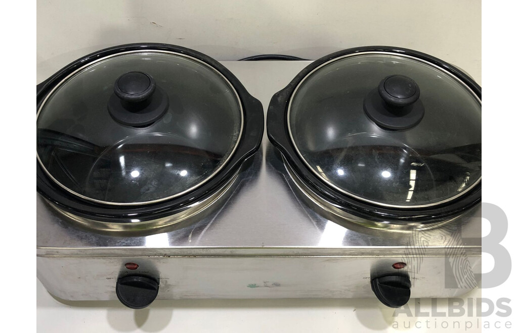 Lumina 360 Watt Electric Dual Slow Cooker