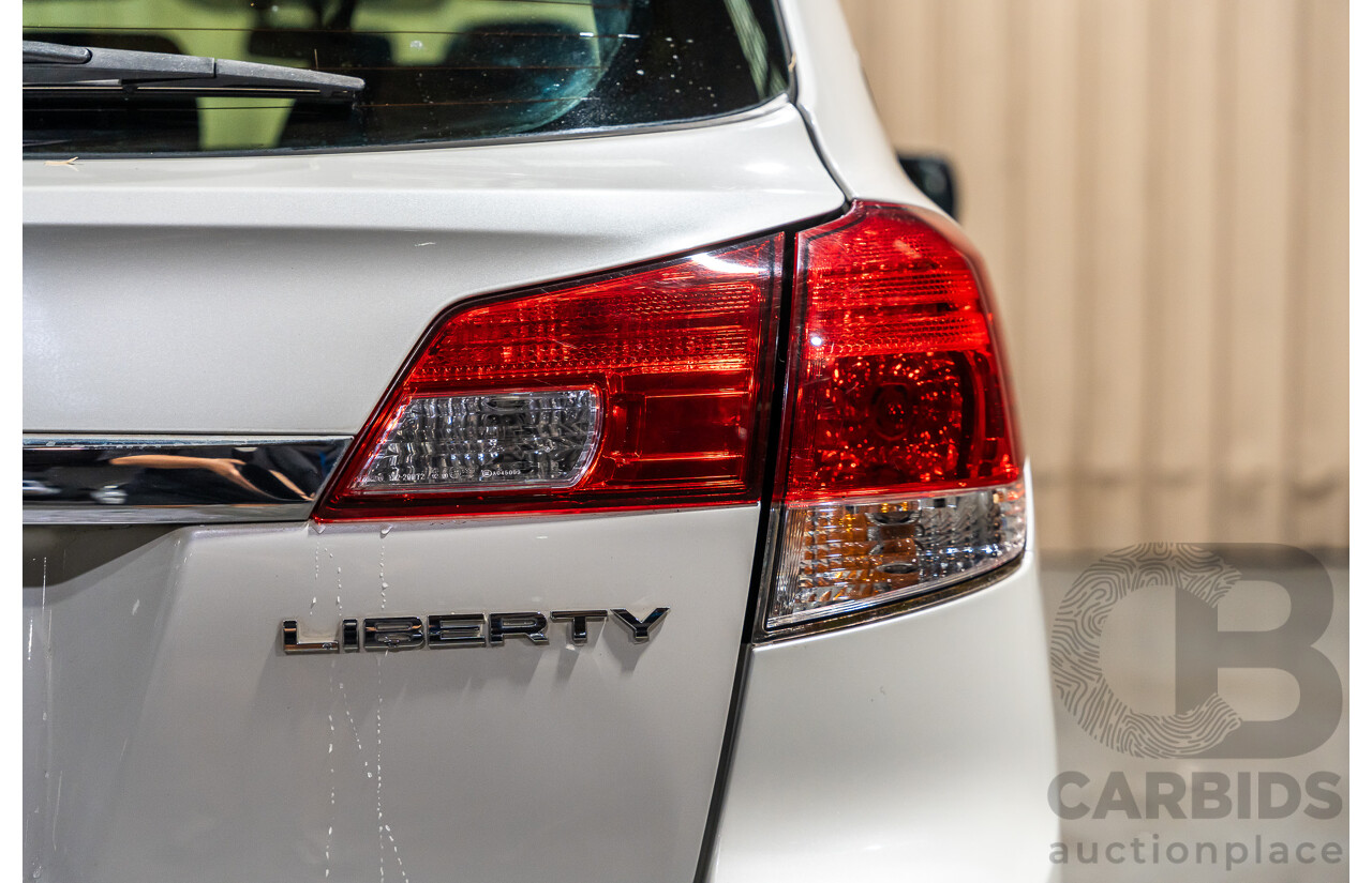 8/2010 Subaru Liberty 2.5i GT Premium (AWD) MY10 4d Wagon Pearl White Turbo 2.5L