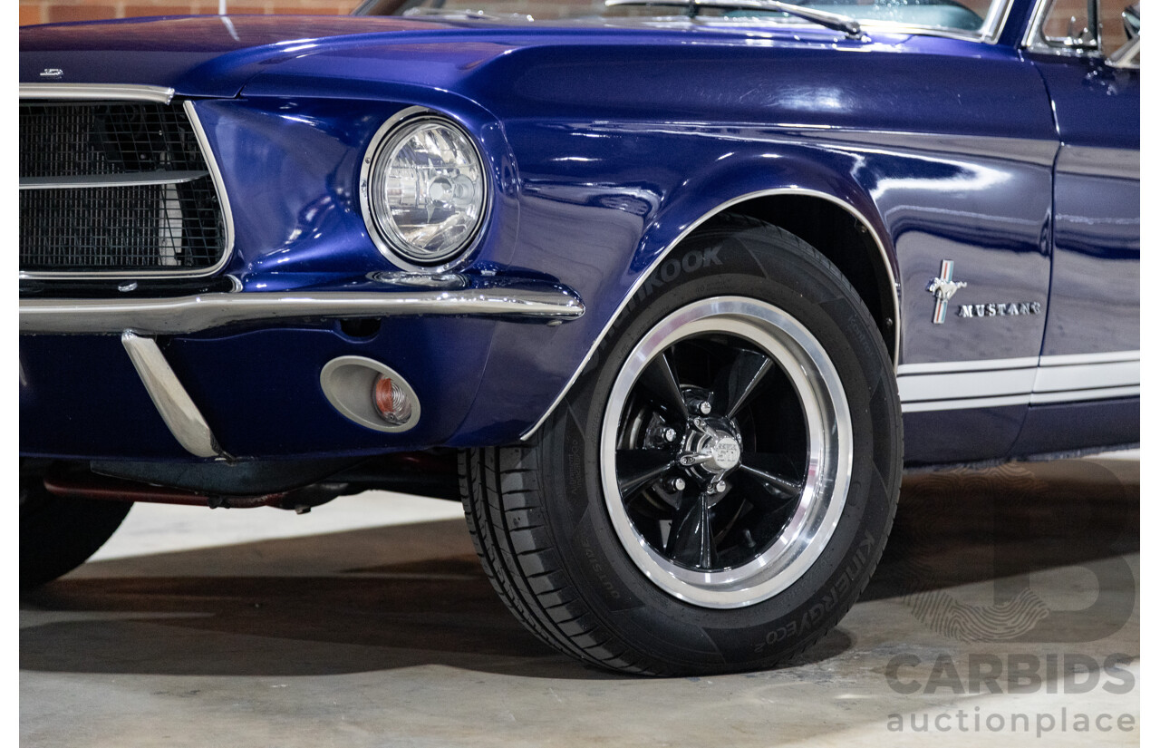 01/1967 Ford Mustang Hardtop 2d Coupe Metallic Blue 289ci V8 4.7L