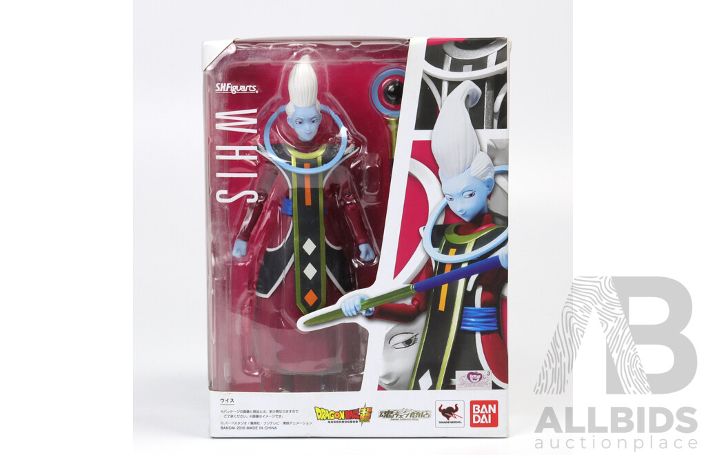 S.H.Figuarts Boxed Dragon Ball Z Whis Action Figure by Tamashii Nations for Bandai Collectors Shop