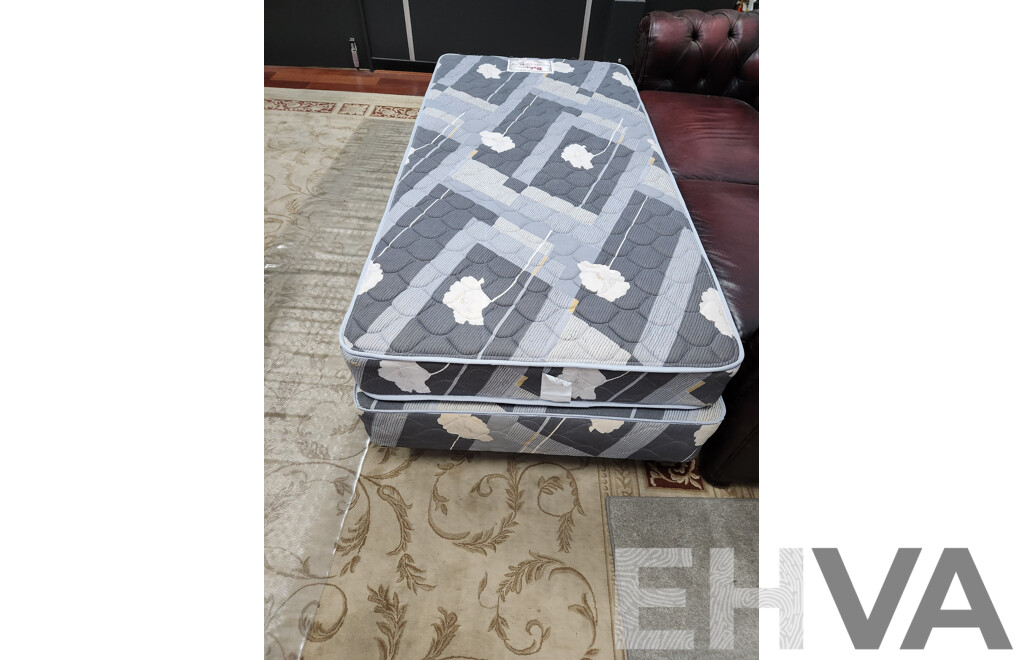 Single Bed Ensemble with Mattress as Optional but Rarely Used