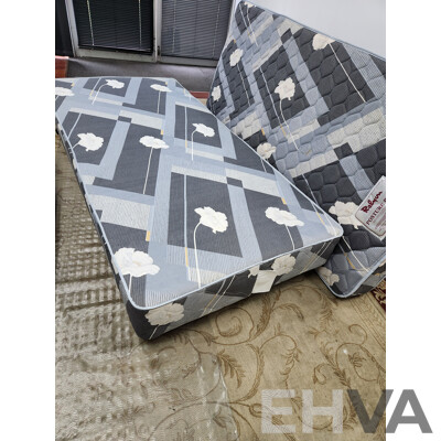 Single Bed Ensemble with Mattress as Optional but Rarely Used