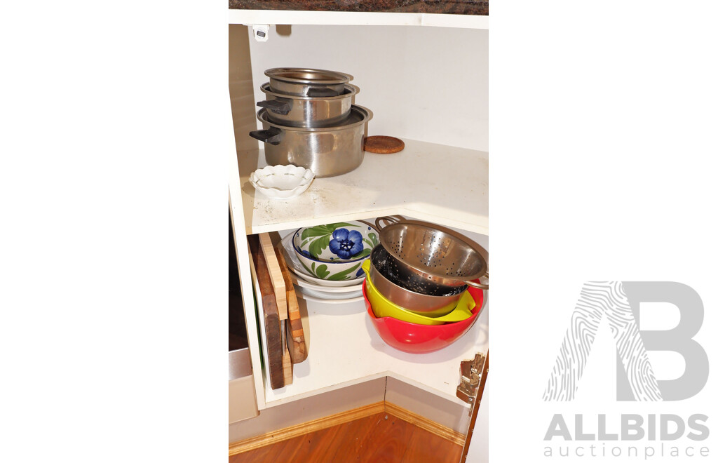 Balance of the Kitchen Contents, Cupboards of Items and More