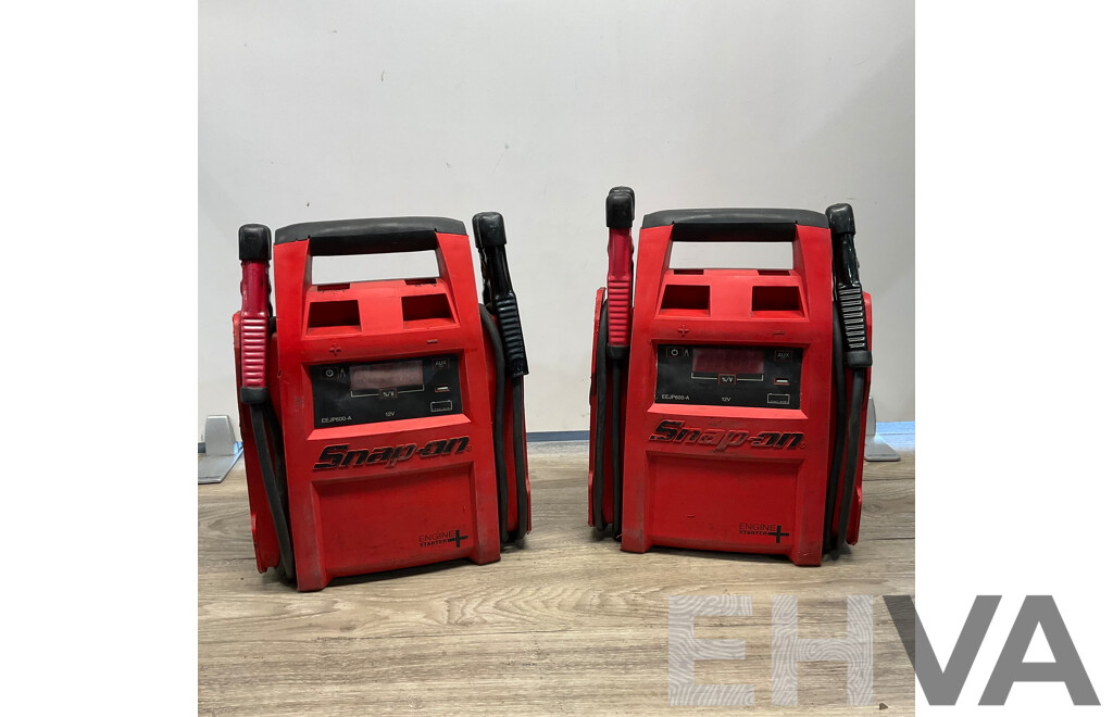 Snap on Jump Starter 12V Lead-Acid EEJP600 - Lot of 2