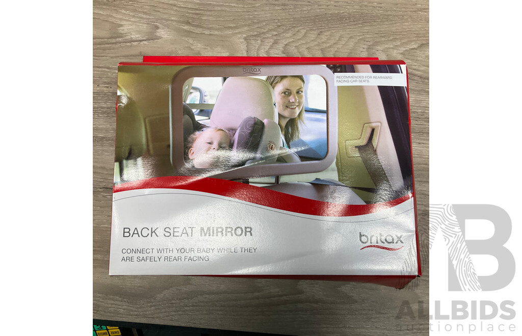 BRITAX Car Seat Travel Bag & Back Seat Mirror & Stroller Organiser - Lot of 3