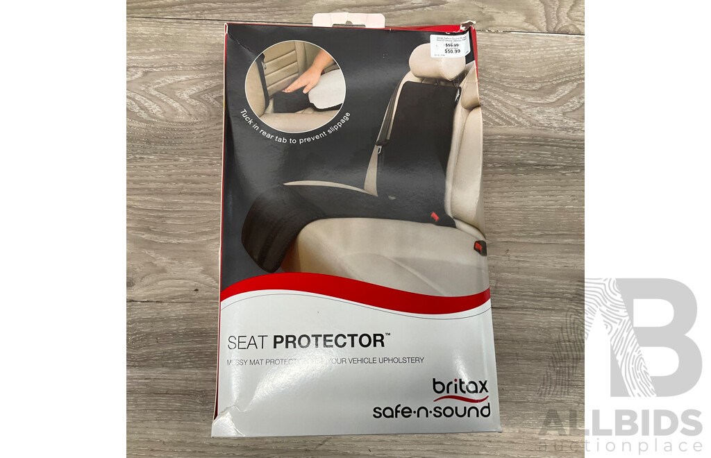 BRITAX Car Seat Protector & Back Seat Mirror & Stroller Organiser - Lot of 4