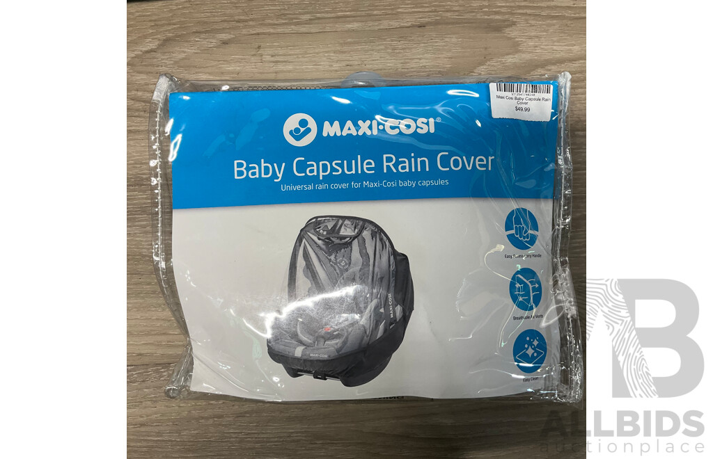 Assorted of MAXI-COSI Baby Items for Cars and Capsule