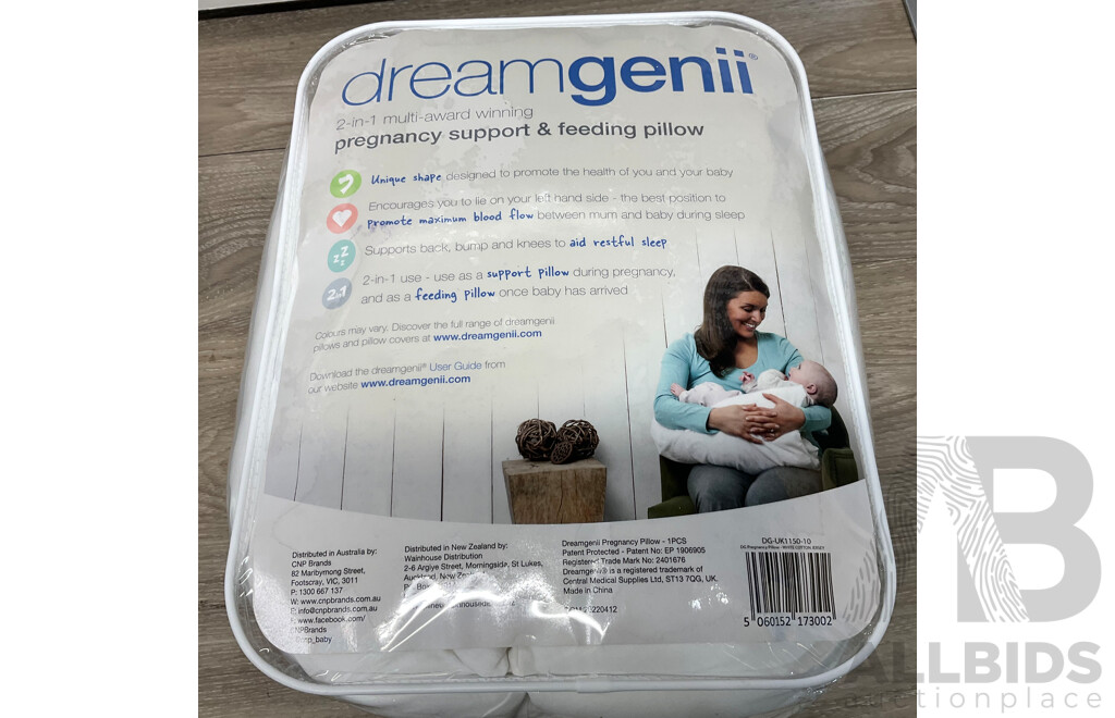 DREAMGENII Pregnancy Support & Feeding Pillow - Lot of 2