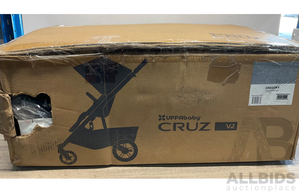 UPPABABY Cruz V2 Stroller - Gregory - Blue Melange - ORP$999.00