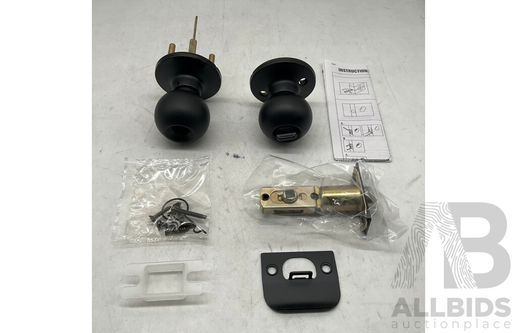 DELF TRADE Stainless Steel Valencia Entrance Knob Set (X20) - Total ORP $1,049.99