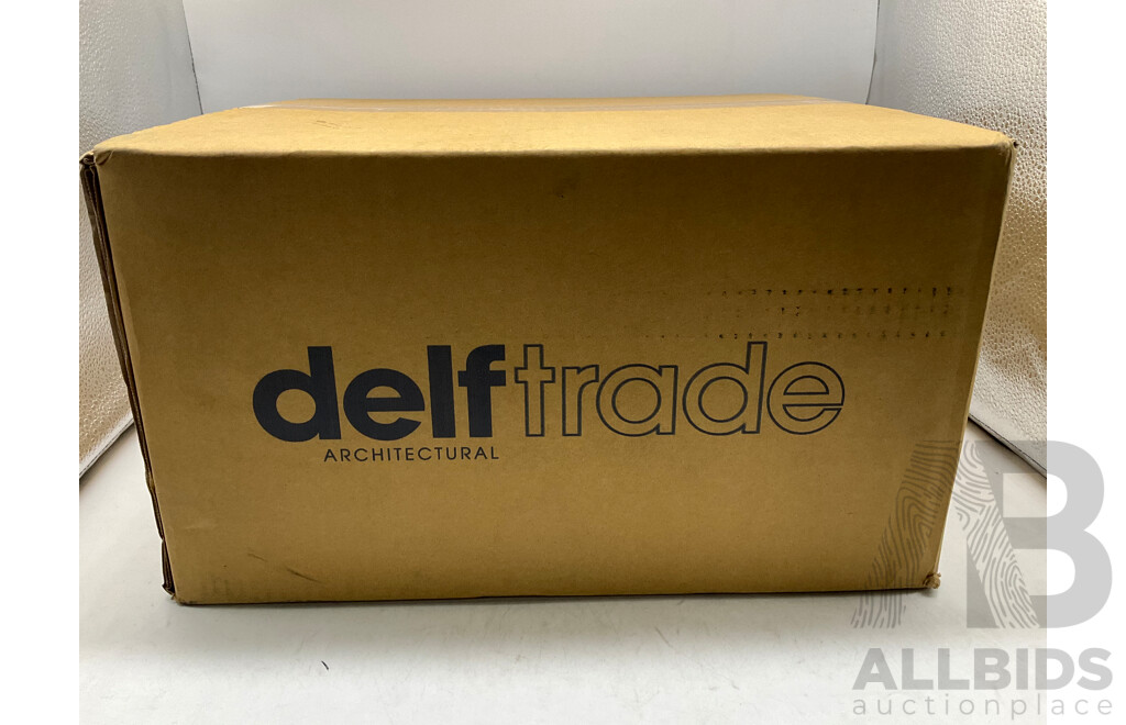 DELF TRADE Stainless Steel Valencia Entrance Knob Set (X20) - Total ORP $1,049.99