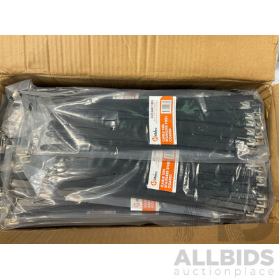 Matelec (CCT-360/12SS) Stainless Steel Coated Cable Ties (600pc)