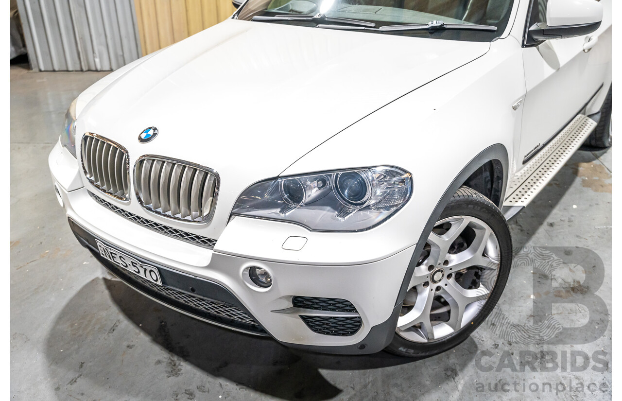 7/2010 BMW X5 Xdrive 40d Sport E70 (4x4) MY10 4d Wagon White Twin Turbo Diesel 3.0L