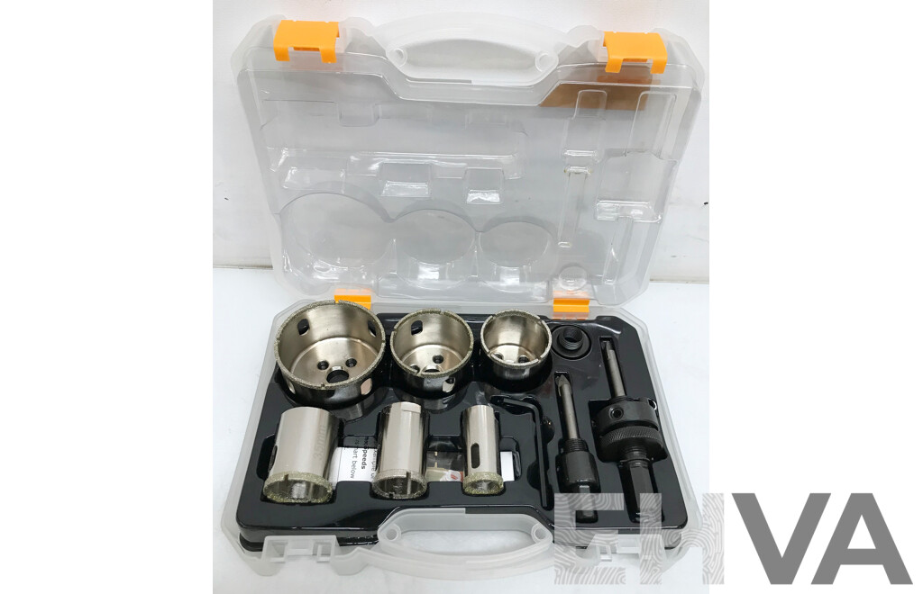 CraftRight 9 Piece Diamond Hole Saw Set