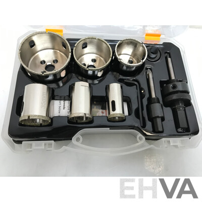 CraftRight 9 Piece Diamond Hole Saw Set