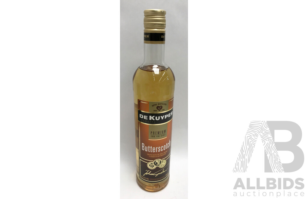 700ml Bottle of De Kuyper Butterscotch Schnapps