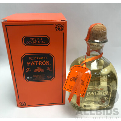 700ml Bottle of Patron Reposado Tequila with Box