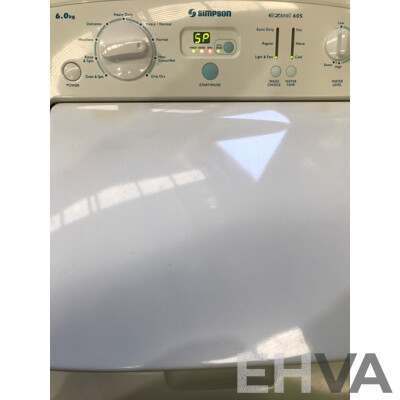 Simpson(36S605) 6kg Top Loader Washing Machine