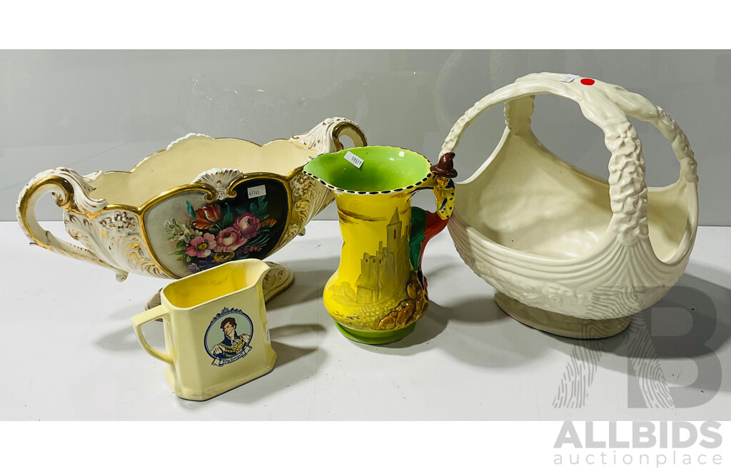 Collection of Vintage Decorative Homewares Including Wade, Burleigh Ware and More
