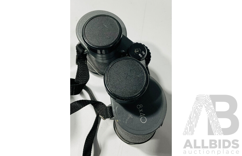 Vintage Hanimex Binoculars in Original Carry Case