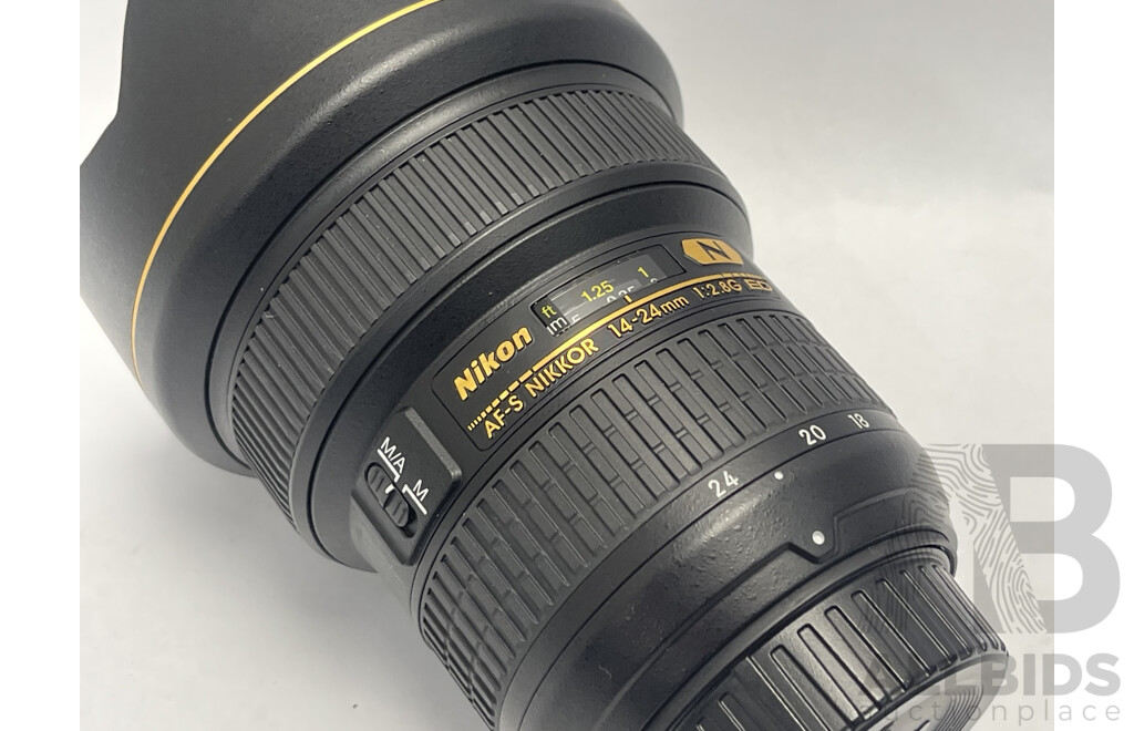 Nikon Super-Wide-Angle Zoom Lens AF-S NIKKOR 14-24mm F / 2.8G ED