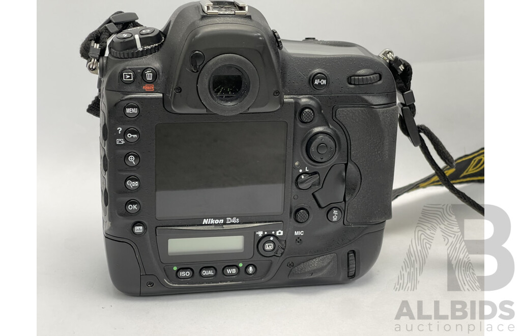 Nikon D4s 16 Megapixel Full Frame Digital Camera - Body Only