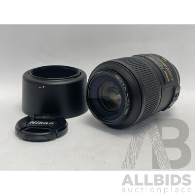 Nikon AF-S DX Micro-Nikkor 85mm F/3.5G ED Lens