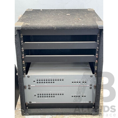 Extron Crosspoint Series Switcher X 2 in Road Case