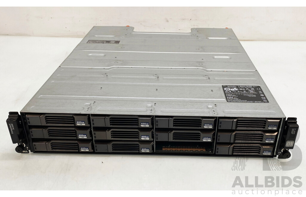 Dell Compellant SC200 12-Bay SAS Hard Drive Array w/ 6.6TB of Total Storage
