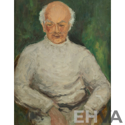 Attrib. Roland Wakelin (1887-1971), Portrait of the Artist, Oil on Canvas