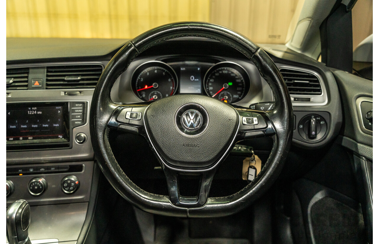 6/2015 Volkswagen Golf 90 TSI MK7 MY15 5d Hatchback White Turbo 1.4L