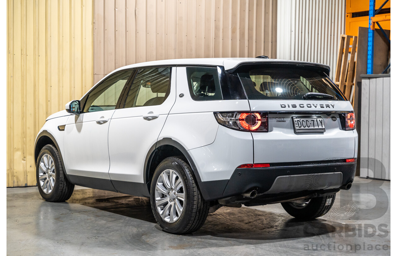 12/2015 Land Rover Discovery Sport SI4 SE LC (AWD) MY16 4d Wagon Fuji White Turbo 2.0L - 7 Seater