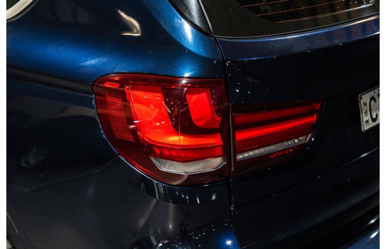 6/2015 BMW X5 Xdrive 25d (AWD) F15 MY15 4d Wagon Blue Metallic Blue Turbo Diesel 2.0L