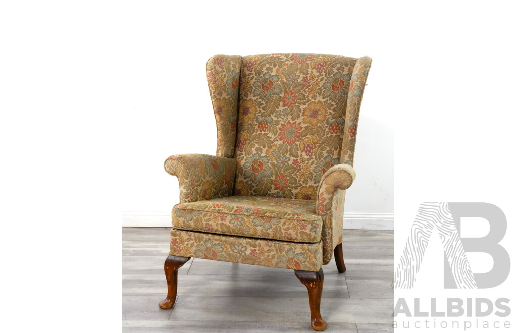 Early Parker Knoll Wingback Arm Chair