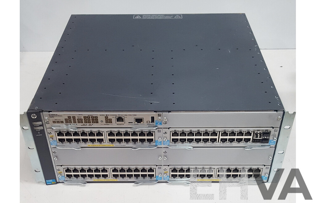 HP (J9850A) 5406R zl2 Switch Chassis with Modules