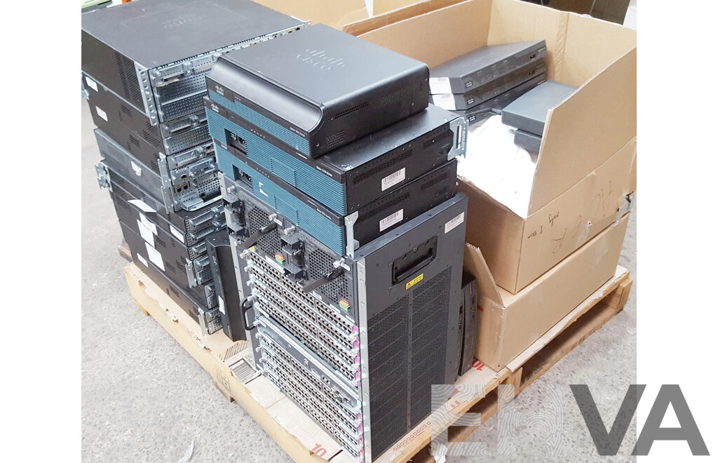 Bulk Lot of Assorted Networking and Teleconferencing Equipment